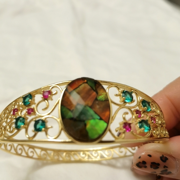 Ammolite bangel - Picture 3 of 7